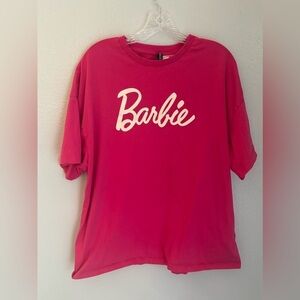 Divided Barbie Pink Oversized Tshirt Medium